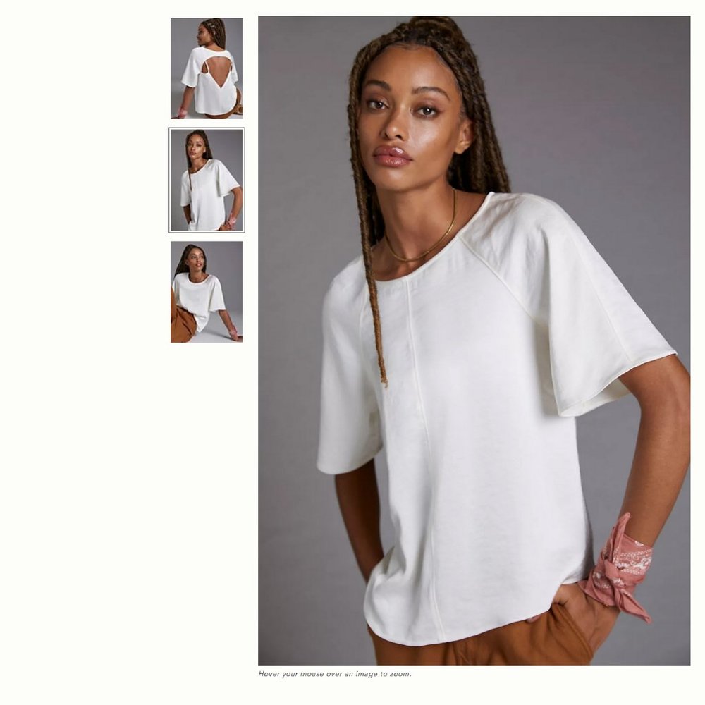 Daily Practice by Anthropologie Sleek Open-Back Top - Picture 5 of 5